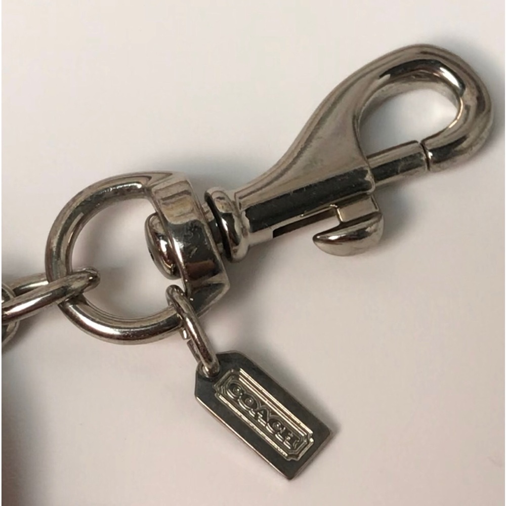 COACH 2009 OP Art Heart Keychain/ Bag Charm โฅ๏ธ - Picture 5 of 10